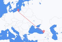 Flyreiser fra Batumi, Georgia til Gdańsk, Polen