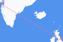 出发地 格陵兰出发地 阿西亚特前往英格兰的柯明顿的航班