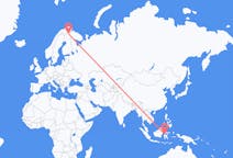 Flights from Palu, Indonesia to Ivalo, Finland