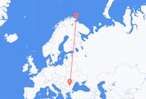 Flyg från Bukarest till Vardø