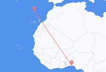 Flyrejser fra Lagos til Porto Santo