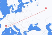 Flights from Cheboksary, Russia to Nîmes, France