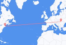Flights from Boston, the United States to Baia Mare, Romania