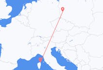 Flights from Bastia, France to Zielona Góra, Poland