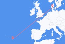 Flights from Santa Maria Island, Portugal to Billund, Denmark