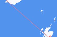 Flyrejser fra Reykjavík til Edinburgh