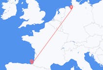 Fly fra San Sebastián til Bremen