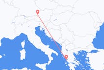 Flights from Preveza in Greece to Salzburg in Austria