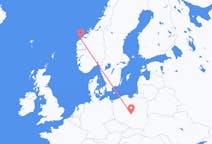 Flights from Ålesund, Norway to Łódź, Poland