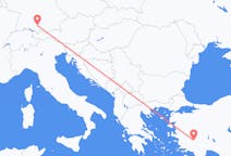 Flyreiser fra Memmingen, til Denizli