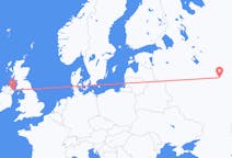 Fly fra Nizjnij Novgorod til Belfast