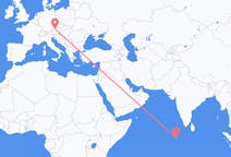 Flights from Kudahuvadhoo, Maldives to Linz, Austria