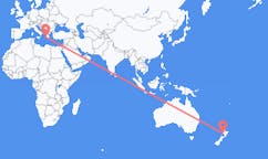 Flyg från New Plymouth, Nya Zeeland till Zakynthos Island, Grekland