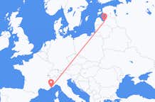 Flyrejser fra Riga til Nice