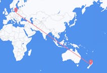 Flyrejser fra Wellington, New Zealand til Bydgoszcz, Polen