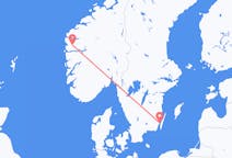 Fly fra Førde i Sunnfjord til Kalmar