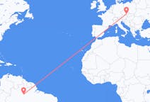 Flyg från Manaus, Brasilien till Brno, Tjeckien