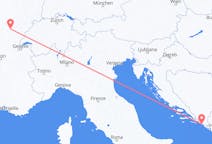 Flyreiser fra Dubrovnik, Kroatia til Dole, Frankrike