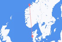 Fly fra Molde til Esbjerg