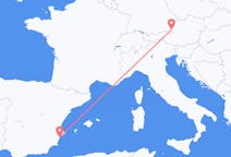 Flights from Alicante in Spain to Salzburg in Austria