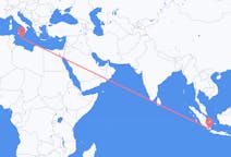 Flights from Bandar Lampung, Indonesia to Valletta, Malta