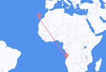 Flyrejser fra Catumbela, Angola til Las Palmas, Spanien
