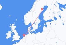 Loty z Umeå, Szwecja z Amsterdam, Holandia