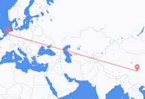 Flyreiser fra Mianyang, Kina til Amsterdam, Nederland