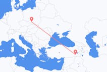 Flyg från Siirt, Turkiet till Katowice, Polen