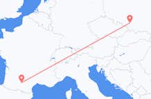 Flyrejser fra Katowice, Polen til Toulouse, Frankrig