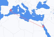 Flyrejser fra Marsa Alam, Egypten til Ibiza, Spanien