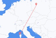 Flights from Calvi, Haute-Corse, France to Poznań, Poland