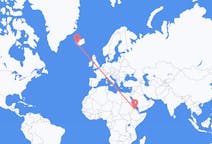 Рейсы из Асмэры, Эритрея в Рейкьявик, Исландия