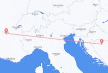 Flights from Banja Luka, Bosnia & Herzegovina to Lyon, France