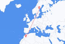 Flyg från Zagora, Marocko till Sundsvall, Sverige