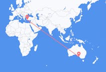 Flyg från Kingscote, Australien till Dalaman, Turkiet