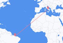 Flyreiser fra São Luís, Brasil til Napoli, Italia