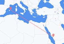 出发地 沙特阿拉伯出发地 巴哈目的地 西班牙Mahon的航班