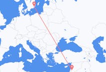 Flights from Damascus, Syria to Kalmar, Sweden