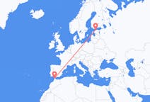 Flights from Tangier, Morocco to Tallinn, Estonia