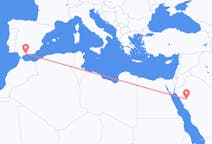 出发地 沙特阿拉伯从 乌拉目的地 西班牙Malaga的航班