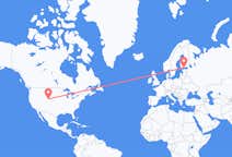 Flyg från Laramie, USA till Helsingfors, Finland