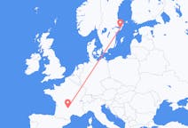 Flights from Aurillac, France to Stockholm, Sweden