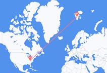Flights from Bristol, the United States to Longyearbyen, Svalbard & Jan Mayen