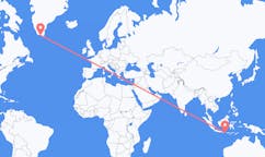Flyrejser fra Denpasar, Indonesien til Qaqortoq, Grønland
