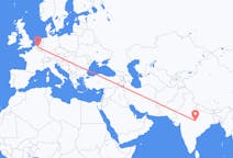 Flyreiser fra Jabalpur, India til Brussel, Belgia
