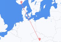 Flyrejser fra Wien, Østrig til Kristiansand, Norge