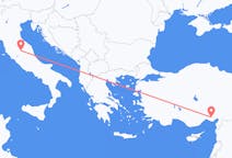 Flights from Perugia to Adana