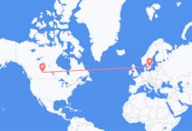 Flights from Lloydminster, Canada to Växjö, Sweden