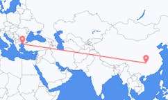 Flyrejser fra Zhangjiajie, Kina til Lemnos, Grækenland